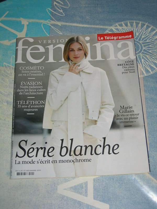 Version Femina - 1027 - 05 DÃ©Cembre 2021 - Marie Gillain, SantÃ© : Hernie Discale