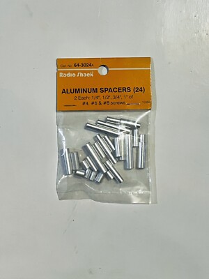 Radio Shack Archer Aluminum Spacers (24) 64-3024