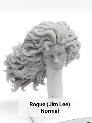 3d Print X-MEN JIM LEE ROGUE HEAD 1:10 7'' MARVEL LEGEND MCFARLANE DC MULTIVERSE