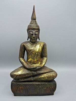Bali Holz Buddha stehende Buddha Figur Deko Skulptur Holzfigur Statue H93cm