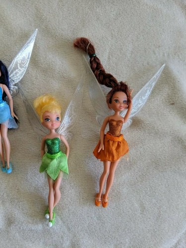 Disney's TinkerBell & the Great Fairy Rescue 5 Inch Dolls Complete Set RARE