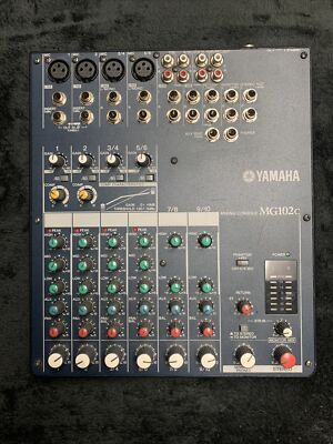 Yamaha MG102c 10 Input Analog Stereo Mixer Console (AC Power Cable NOT INCLUDED)