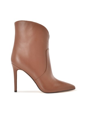 Женские коричневые ботильоны на шпильке NINE WEST с V-образным вырезом на щиколотке, 10,5 М