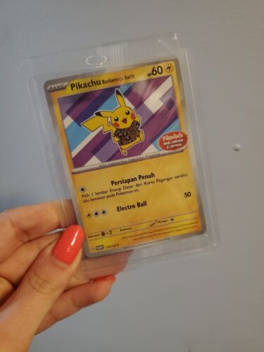 TCG Pokemon Indonesia Exclusive Pikachu Berkemeja Batik XATU