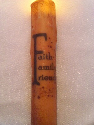 2 FAITH FAMILY FRIENDS TAPER 6 3/4