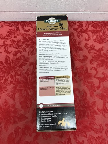NIB Petsafe Pawz Away Medium Training Mat Static Stimulation PDT00-11318