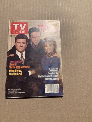 ORIGINAL Vintage TV Guide January 18 1986 Night Court Markie Post Harry Anderson
