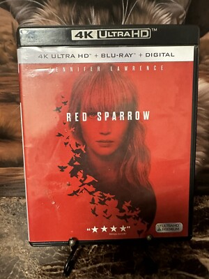 Red Sparrow (Ultra HD + Blu-ray) Good Condition Never Used No Code