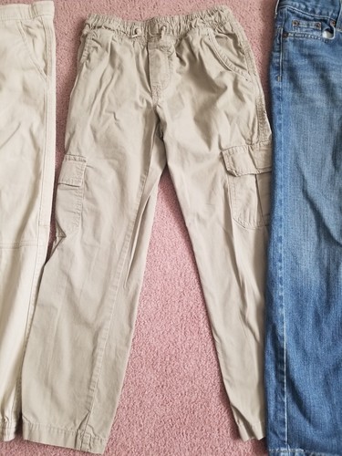EUC Kids Boys Lot of 3 Pants Canyon River Blues Brooklyn Cloth Khaki Jeans