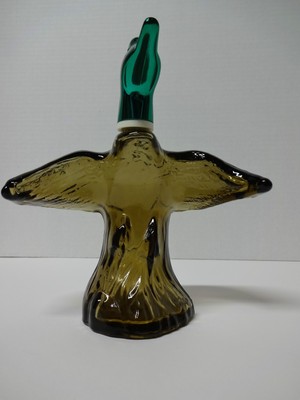 Vintage Collector Empty Avon After Shave Bottle-Mallard in Flight Duck Wild
