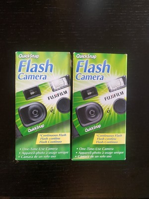 Fujifilm QuickSnap Flash 400 One-Time-Use Camera - Black
