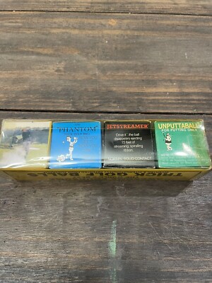 THE AWESOME FOURSOME TRICK GOLF BALLS - THE WORLDS BEST GOLF GAG JOKE PRANKS NEW