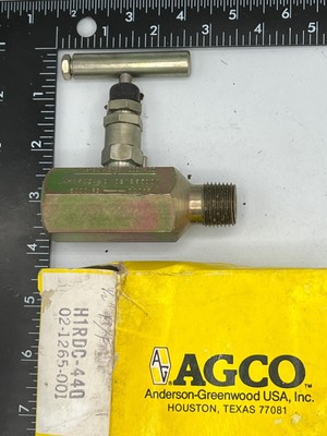 ANDERSON H1RDC-44Q FLOW CONTROL VALVE 1/2'' MNPT X 1/2 FNPT 6000PSI 200F NNB
