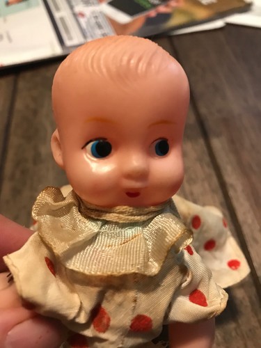 Matsushita electronics tin Plastic Crawling Baby Wind Up Toy Japan