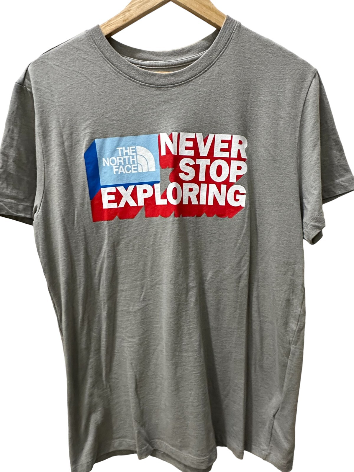 The North Face Mens Tri-Blend Graphic Slim Fit Short Sleeve