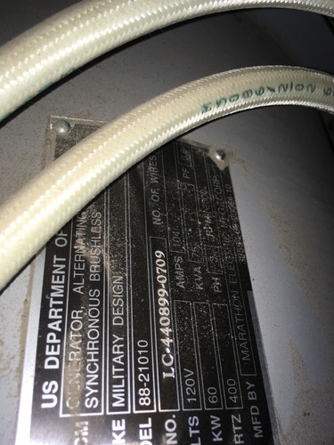 Mep816 Generator End 60 Kw Off John Deere 6068 21 Hours