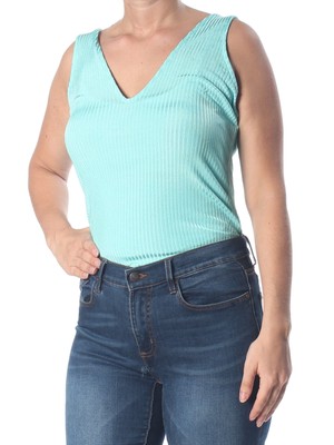 

Женское боди без рукавов с V-образным вырезом GUESS цвета морской волны, Aqua