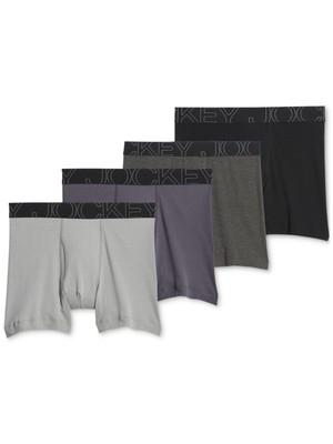 

JOCKEY Intimates, комплект из 3 черных трусов-боксеров, Черный, 9130
