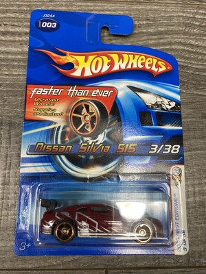 2006 Hot Wheels Faster Than Ever #3 First Editions 3/38 NISSAN SILVIA S15 J3244
