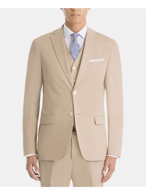 

Бежевое однобортное спортивное пальто стандартного кроя RALPH LAUREN, Бежевый