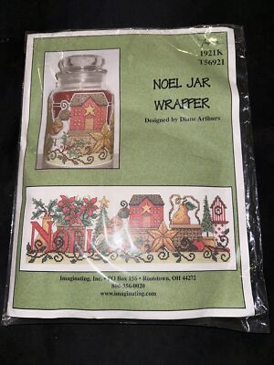 Imaginating - Counted Cross Stitch Kit - NOEL JAR WRAPPER