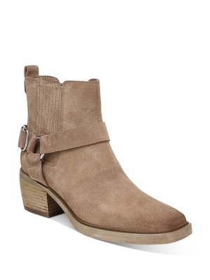 

Женские бежевые кожаные ботильоны SAM EDELMAN с ремешками Bellamie Toe Block Heel 9,5 M, Бежевый, H8645L2