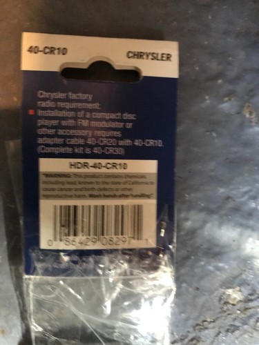 METRA 40-CR10 ANTENNA TO RADIO ADAPTER CABLE FOR SELECT 2002-UP CHRYSLER, DODGE,