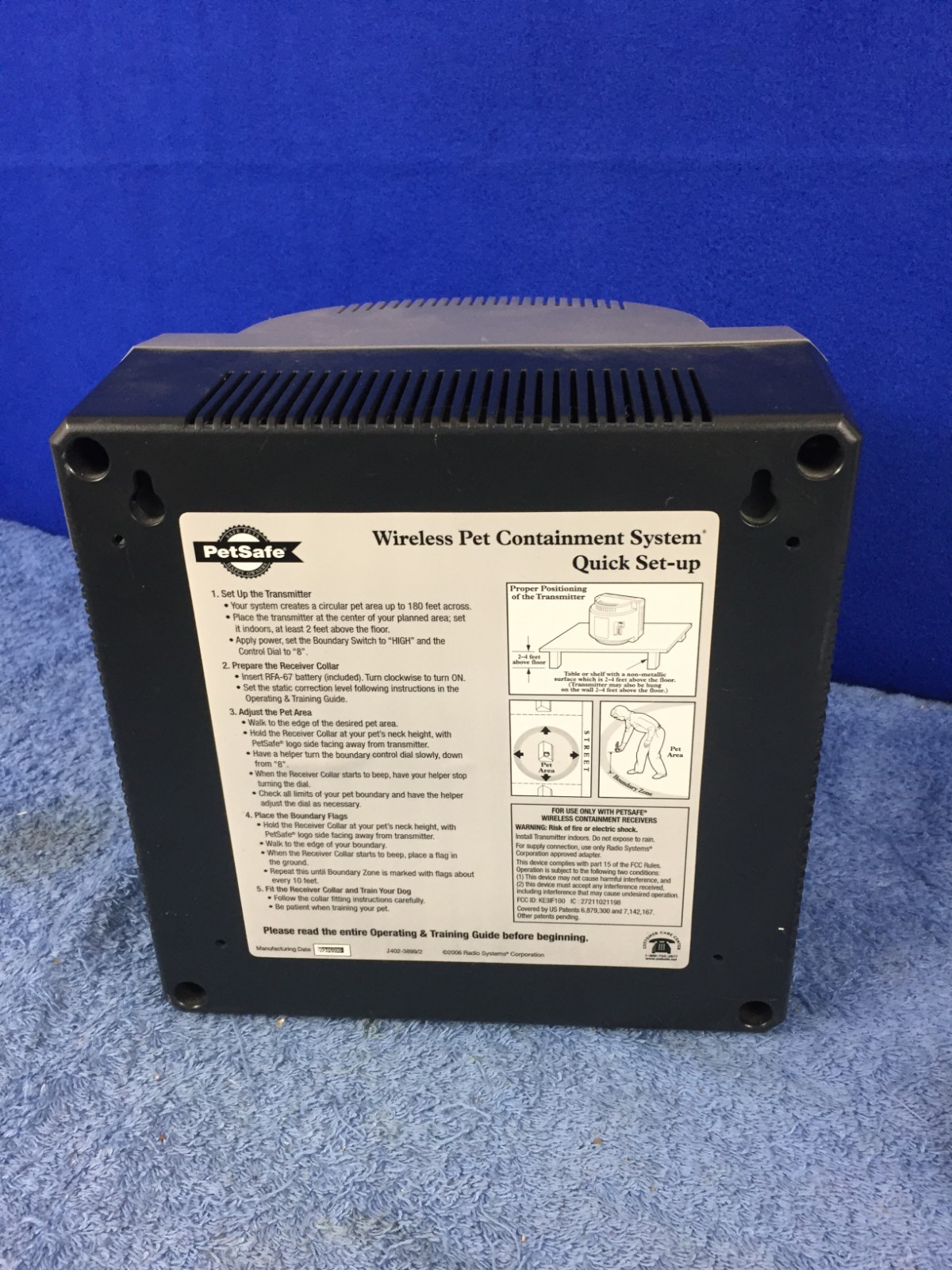 Petsafe Guardian IF-100 Wireless Pet Containment System Transmitter