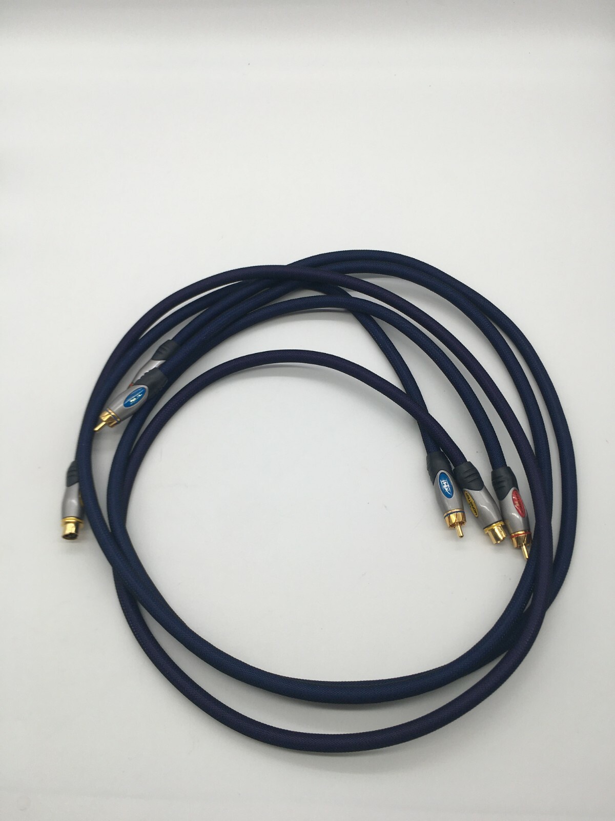 Lucas Film THX Monster Cable - 4' - three cables - red, blue