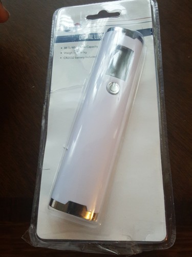 American Tourister White Electronic Digital Luggage Scale AT96 LCD @@@@@@@@@@@