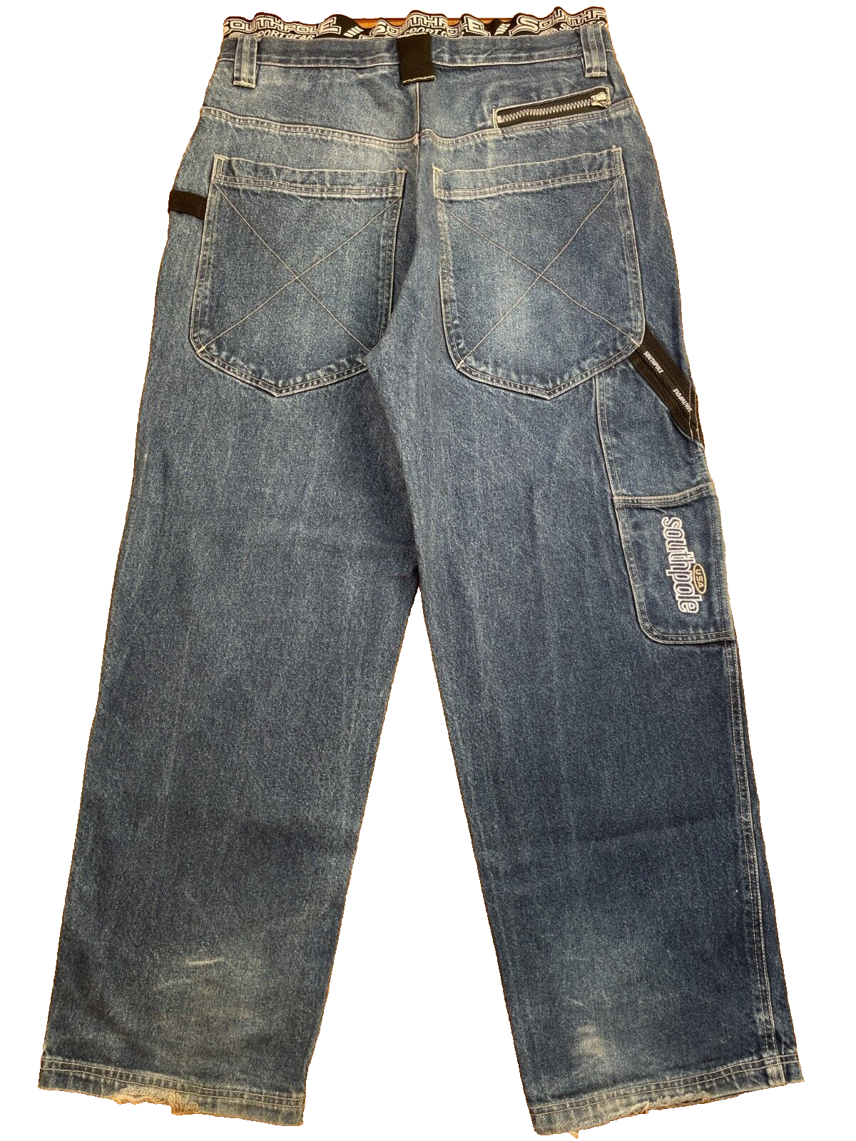 Southpole jeans, vintage baggy pants, 90s hip hop, 1990s