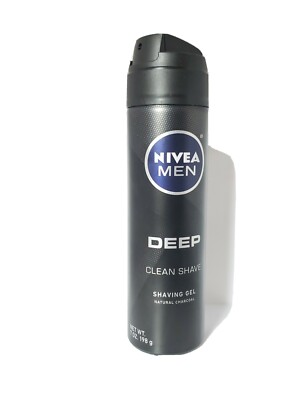 Nivea Men Deep Clean Shave Gel 7 OZ- New without Lid 