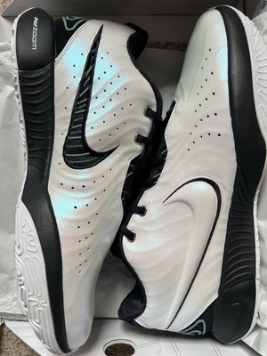 Lebron 21 Men's US 14 White Black Iridescent Nike Air Basketball Conchiolin XXI