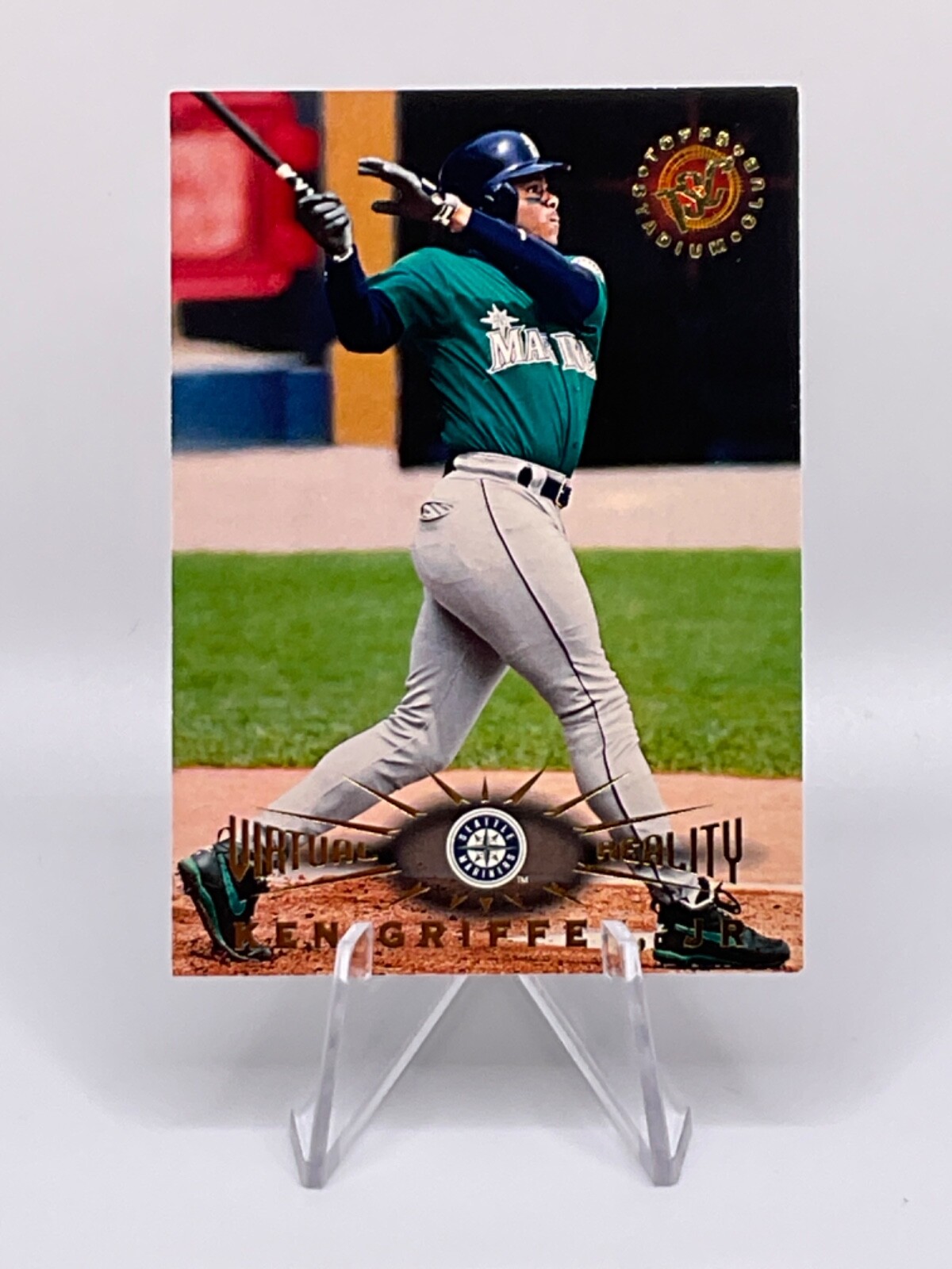 Ken Griffey ￼jr 2004 studio 2004 Upper Deck Power Up Shining Through #ST60 Ken Griffey
