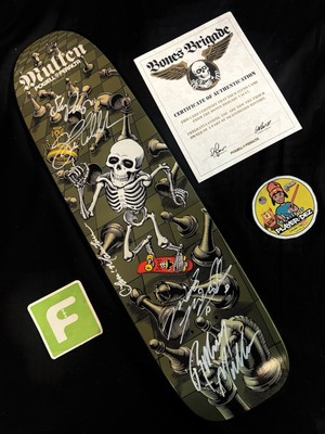 RARE TEAM SIGNED Rodney Mullen Powell Peralta Series 13 Skateboard Deck 5 AUTOS