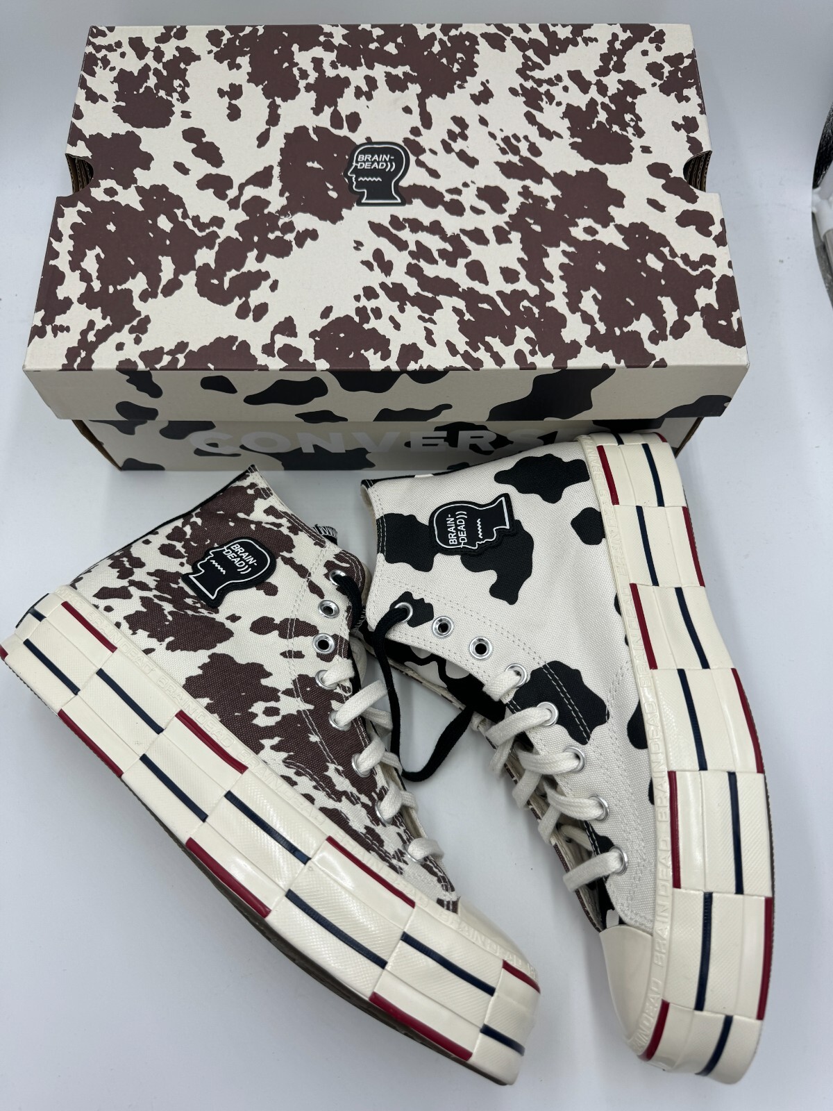 Converse x Brain Dead Chuck 70 Hi 'Cow Print' Shoes Men 9.5 EUR 43