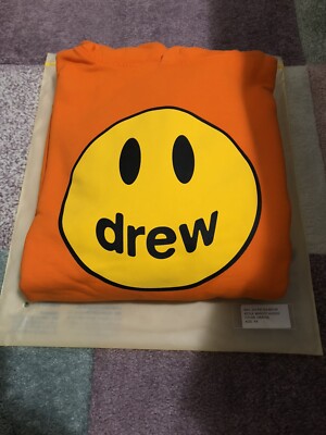 Drew House Orange Mascot Hoodie NWT XS