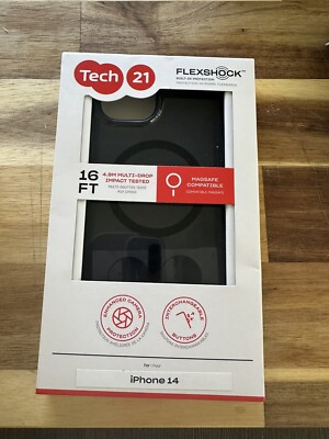 Tech21 Evo Check Series Case w/ MagSafe for iPhone 14  6.1'' - Smokey/Black Gel