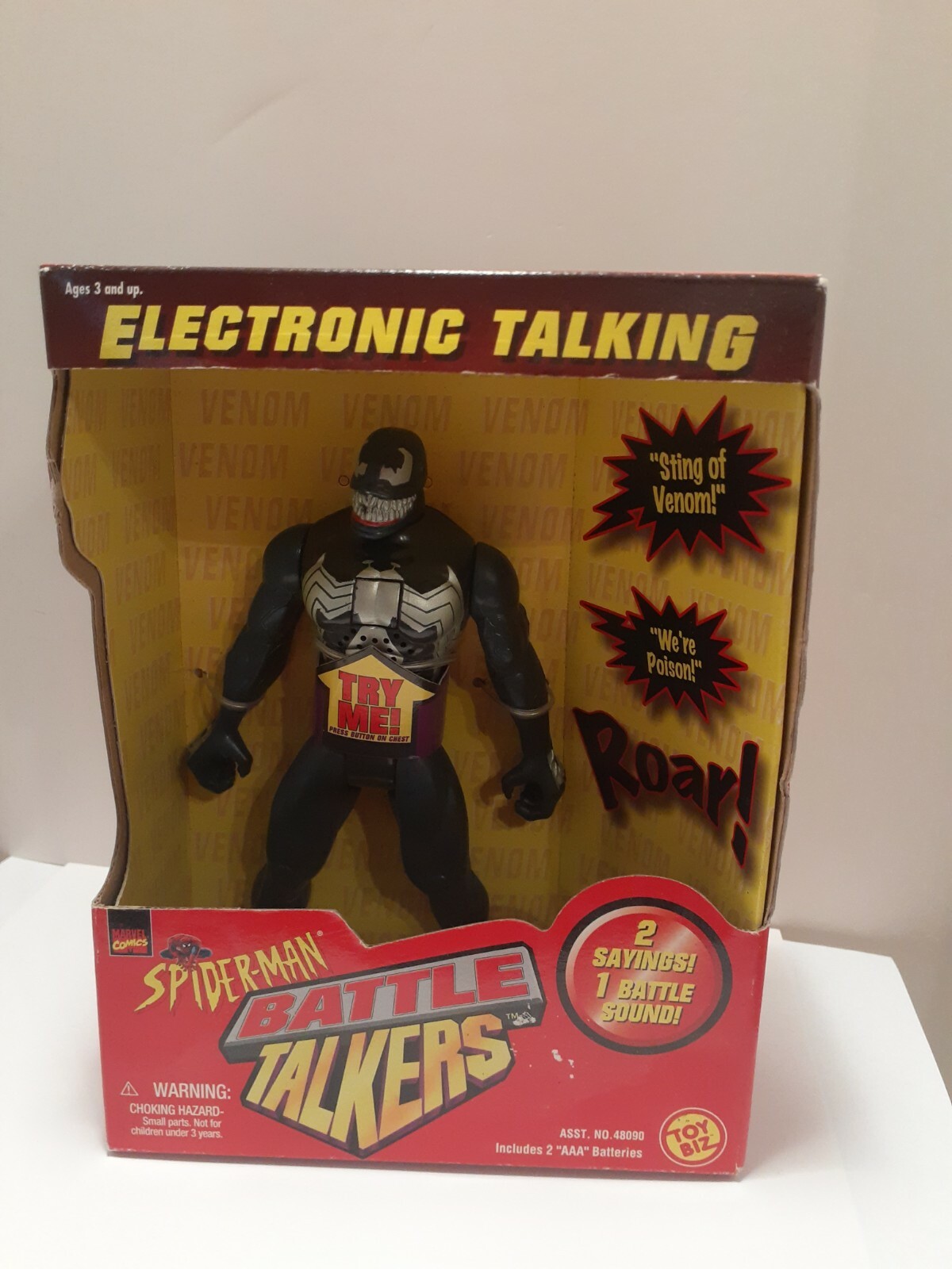 アメコミ Spider-Man Battle Talkers Venom Marvel Comics Spider-Man Electronic Battle Talkers Venom