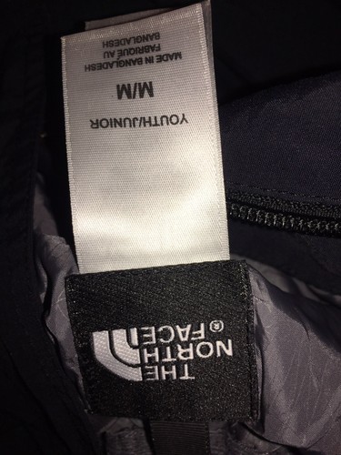 North Face Youth Black Snow Pants Sz M