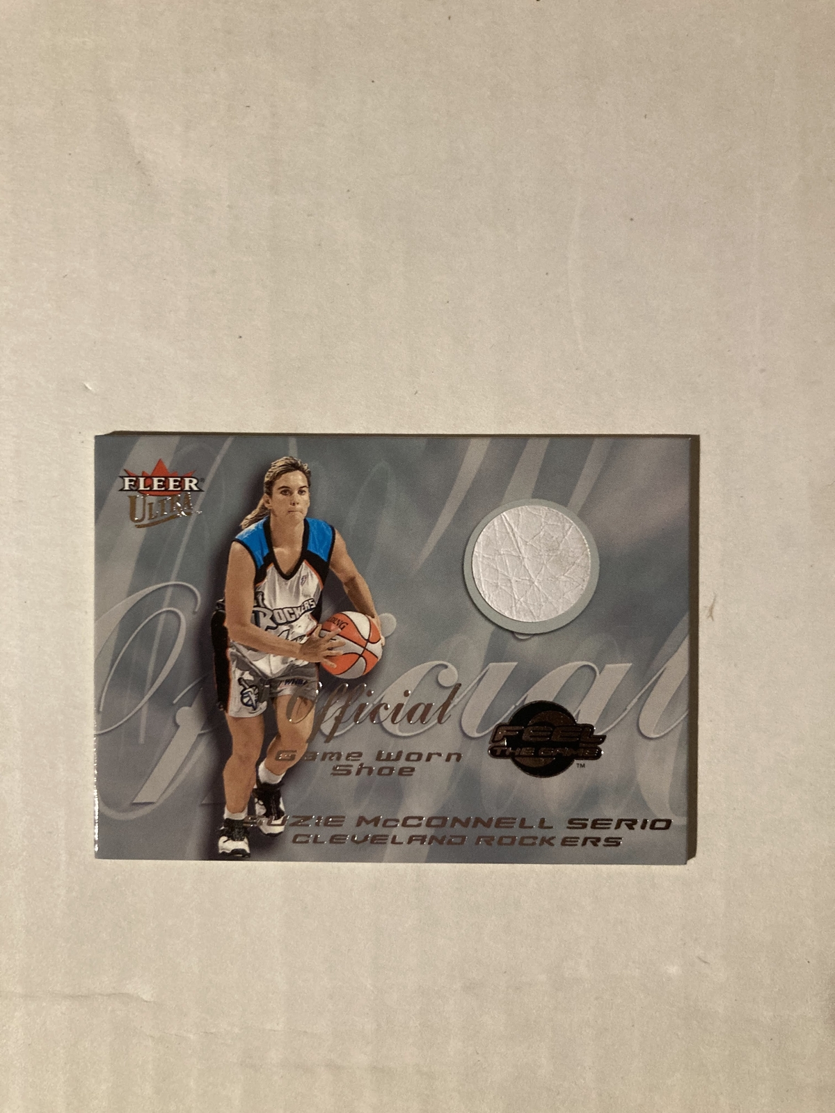 2000 Ultra WNBA Feel The Game Shoe Suzie McConnell-Serio White