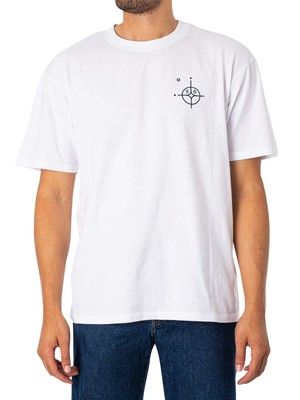 

Мужская футболка Edwin Angels, белая, Белый, I032523-02-67