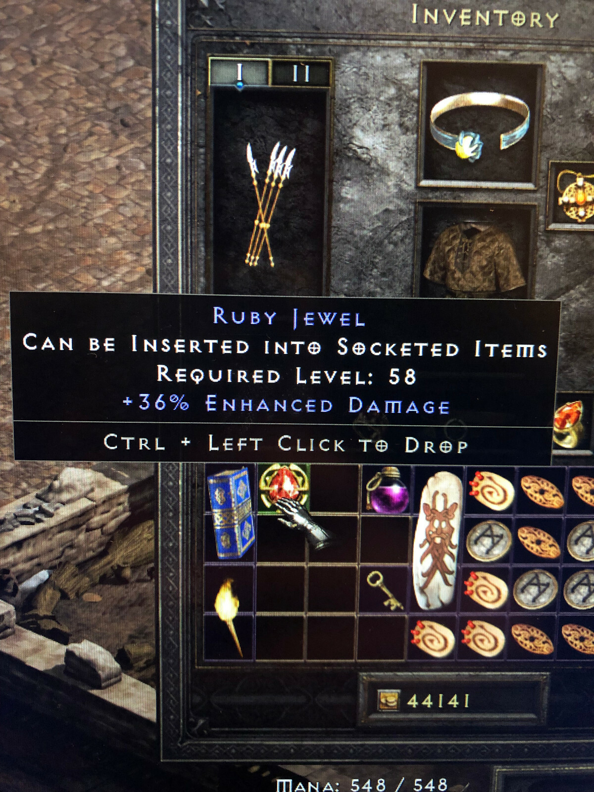 その他 DIABLO2 diablo2 Diablo 2 Resurrected Stone Of Jordan Ring SOJ PC Diablo II