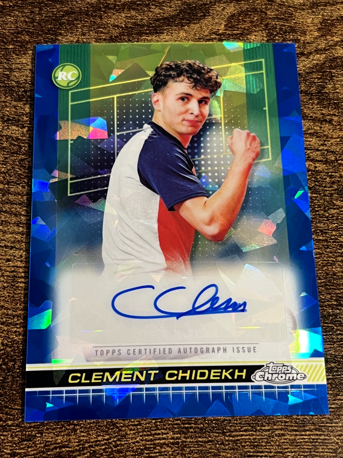 CLEMENT CHIDEKH 2024 Topps Chrome Tennis Sapphire Refractor