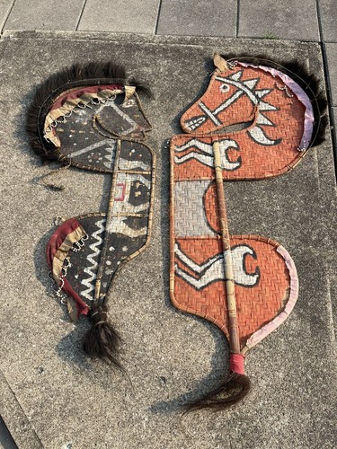 Large CEREMONIAL Indonesian Java Kuda Lumping HORSE Dancing ETHNOGRAPHIC