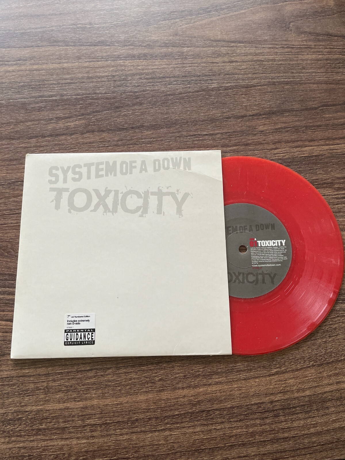 レコード】SYSTEM OF A DOWN 濁し TOXICITY 12インチ LP