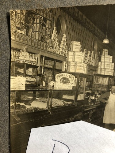 Original Country General Store Interior Photo Tins  Signs Display Cabinets C1900