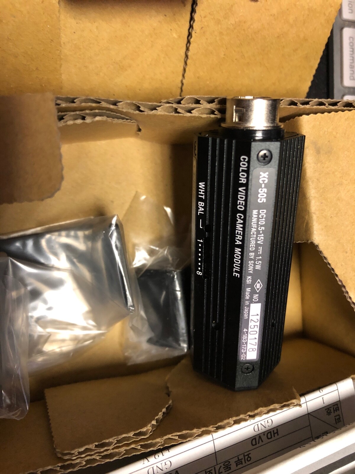 SONY カラービデオカメラモジュール XC-505 Sony XC-505 CCD Color Video Camera Module 1/2