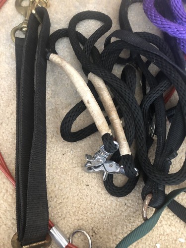 Huge LOT  HORSE TACK: Western Leather Breastcollar REINS Halter HaY Bag