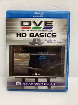 DVE Digital Video Essentials HD Basics Blu-Ray (2008) + Inserts + Color Filter